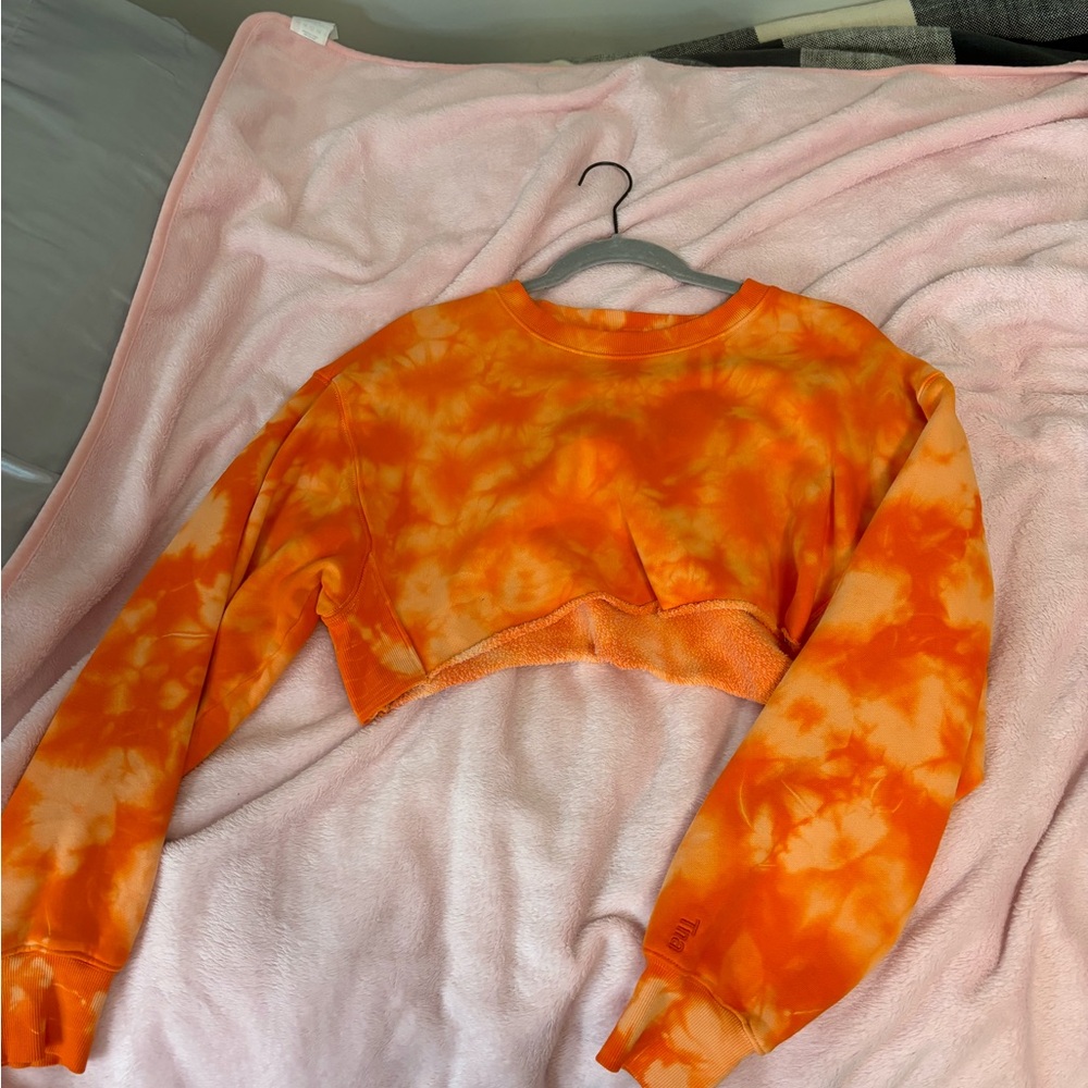 tna cozy fleece cropped sweatshirt size 1 (XS) NWOT